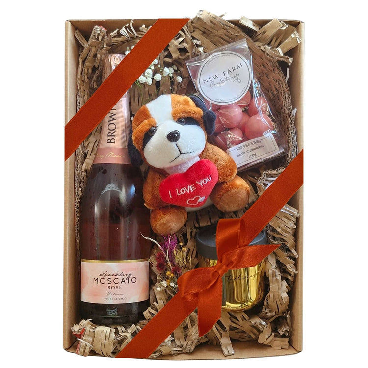 Deluxe Plushy Love with Indulgent Delights The Flower Farm Deluxe Plushy Love with Indulgent Delights The Flower Farm