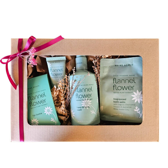 Relax Body and Mind with the scent of Flannel Flower - Gift Box